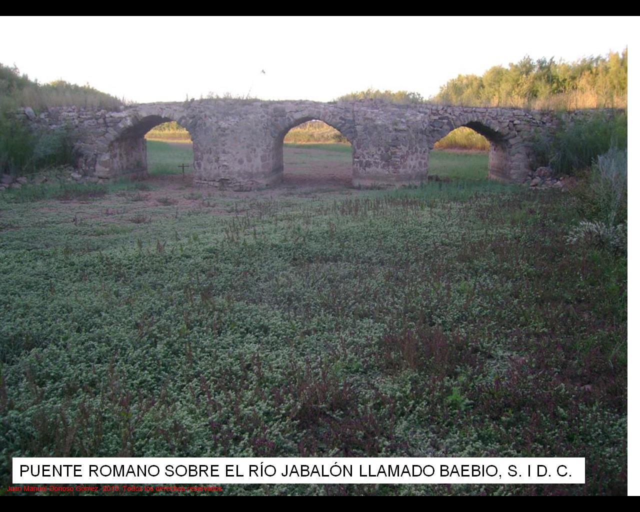 Puente romano de Zuqueca o de Baebio, Granatula de Calatrava Puente romano de Zuqueca o de Baebio, Granatula de Calatrava