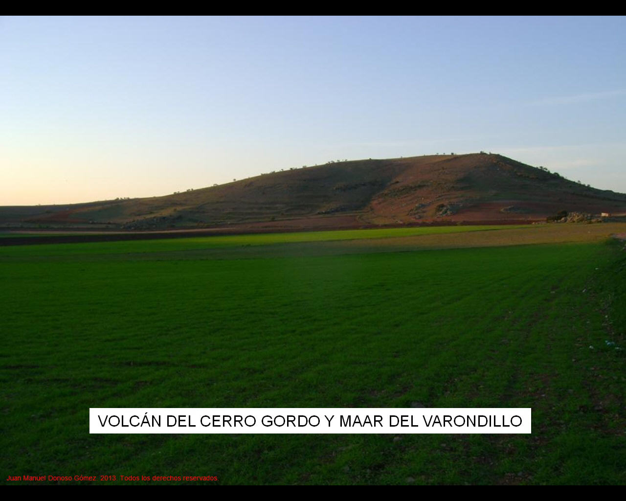 Volcan Cerro Gordo - Maar Varondillo, Granatula de Calatrava Volcan Cerro Gordo - Maar Varondillo, Granatula de Calatrava