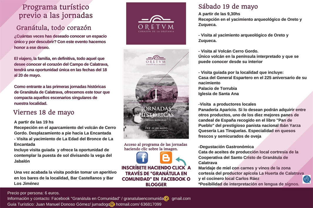 Programa Jornadas Historicas IBERO-ROMANAS Programa Jornadas Historicas IBERO-ROMANAS